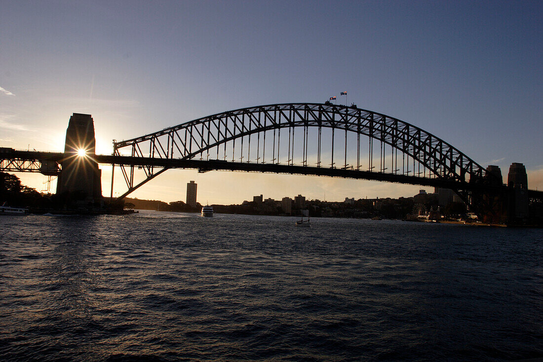 Sydney Harbour Bridge, Hauptstadt des Bundesstaates New South Wales Sydney, Australien