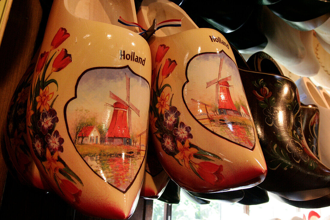 Dutch clogs, cruise ship MS Delphin Renaissance, Cruise Bremerhaven - South England, England