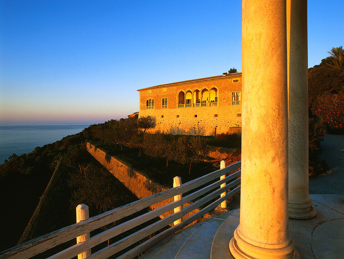 Blick von Son Marroig, bei Deia, Nordwestküste, Mallorca, Spanien