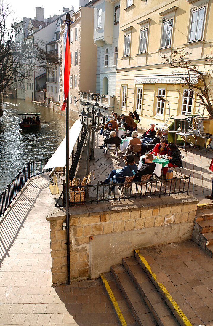 Devils Canal, Mala Strana, Little Quarter, Prague, Czech Republic