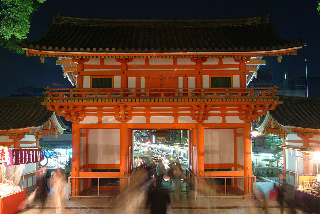 Der Yasaka Schrein bei Nacht, Kyoto, Japan