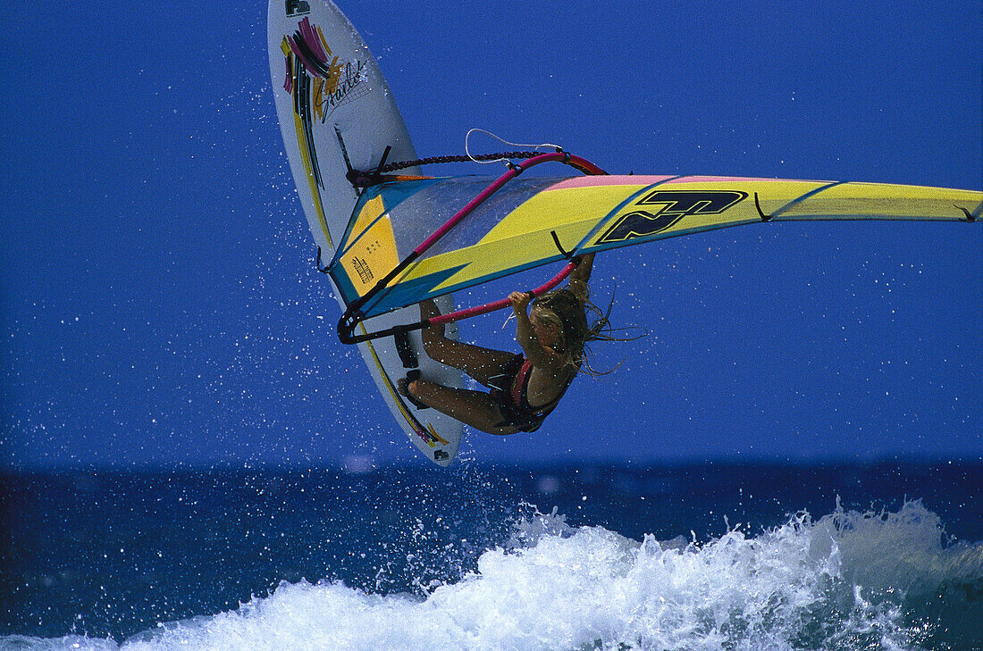 windsurfing,Ajaccio, Corsica, France