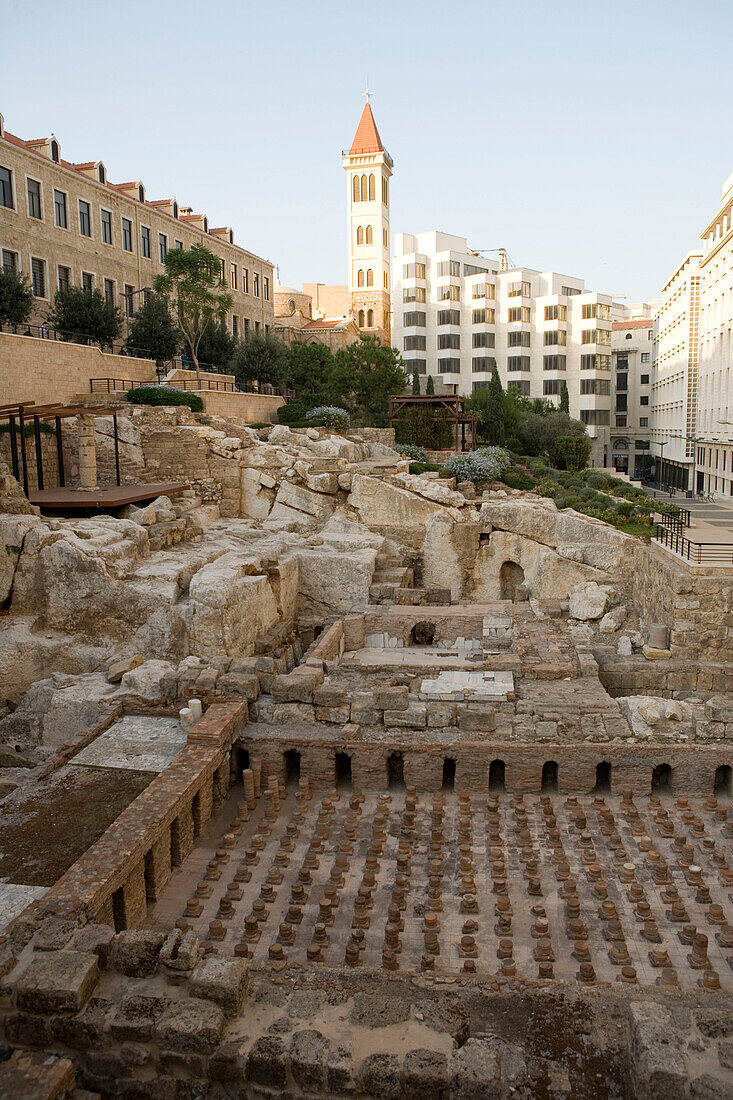 Roman Baths Excavation, Beirut, Lebanon