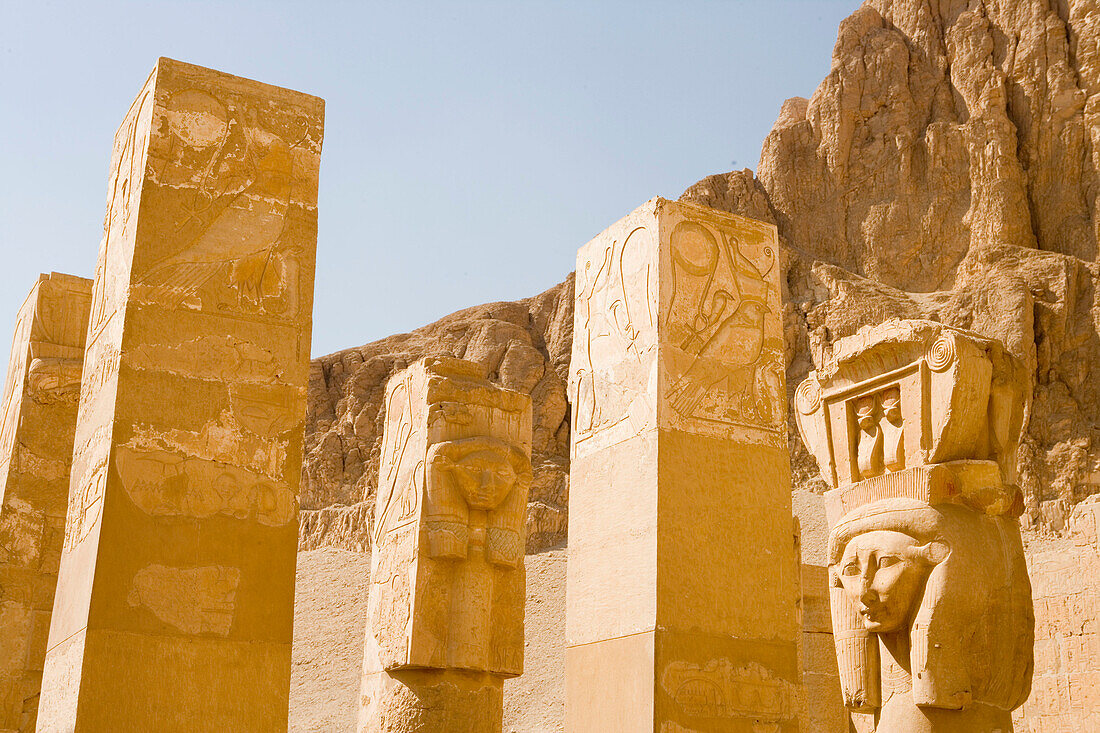 Tempel der Hatshepsut, Deir el Bahari, in der Nähe von Luxor, Ägypten