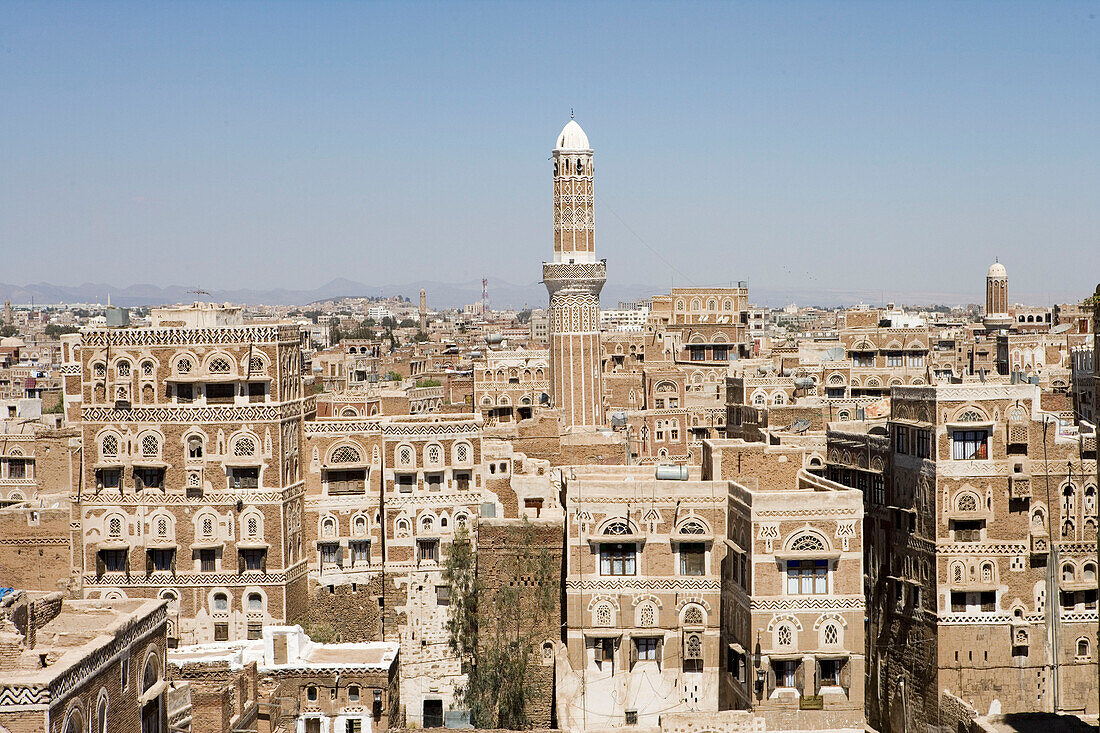 Traditional Houses in Old Town Sana'a,Sana'a, Yemen