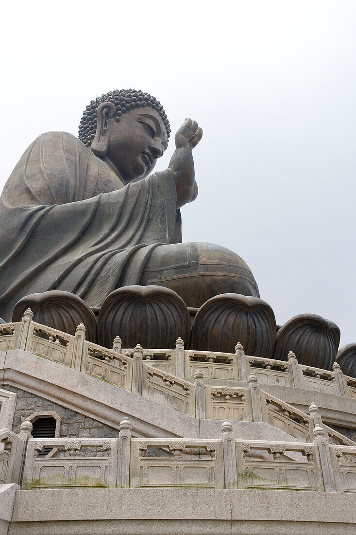 Giant Tian Tan Buddha,Ngong Ping Plateau, Lantau Island, Hong Kong