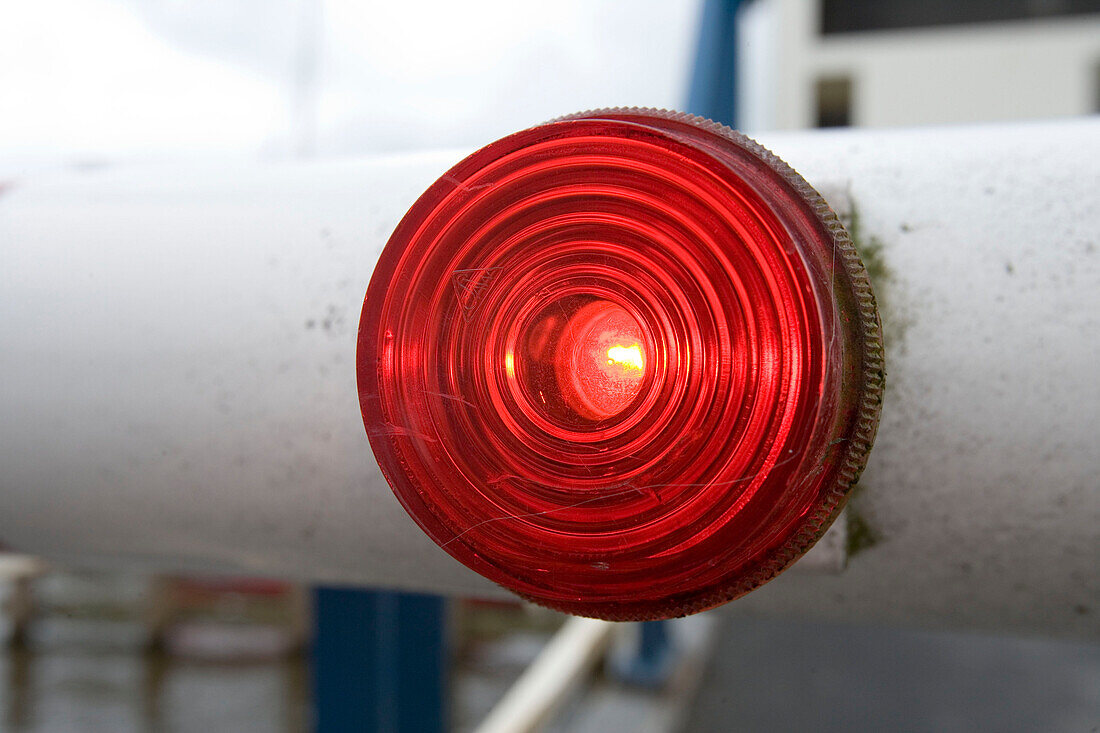 Drawbridge Warning Light,Woudsend, Frisian Lake District, Netherlands