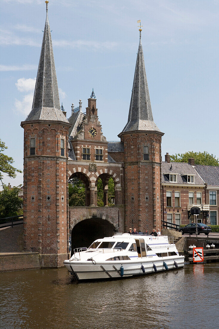 Crown Blue Line Houseboat & 1613 Waterpoort Watergate,Sneek, Frisian Lake District, Netherlands