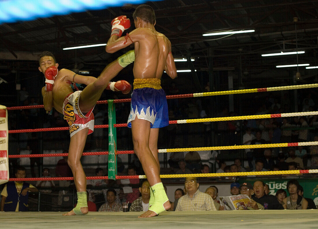 Thai Boxing, Lumphini Stadium, Bangkok, Thailand