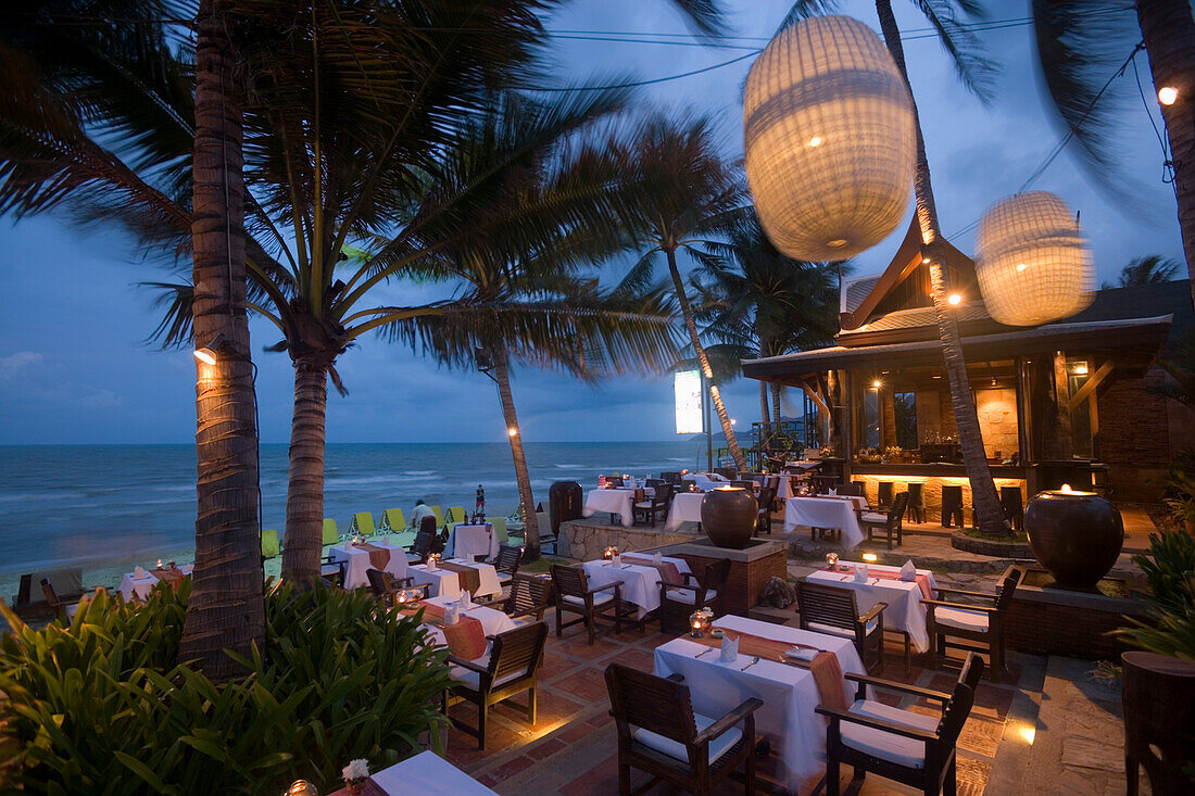 Strandrestaurant, Chaweng Strand, Hat Chaweng South, Ko Samui, Thailand