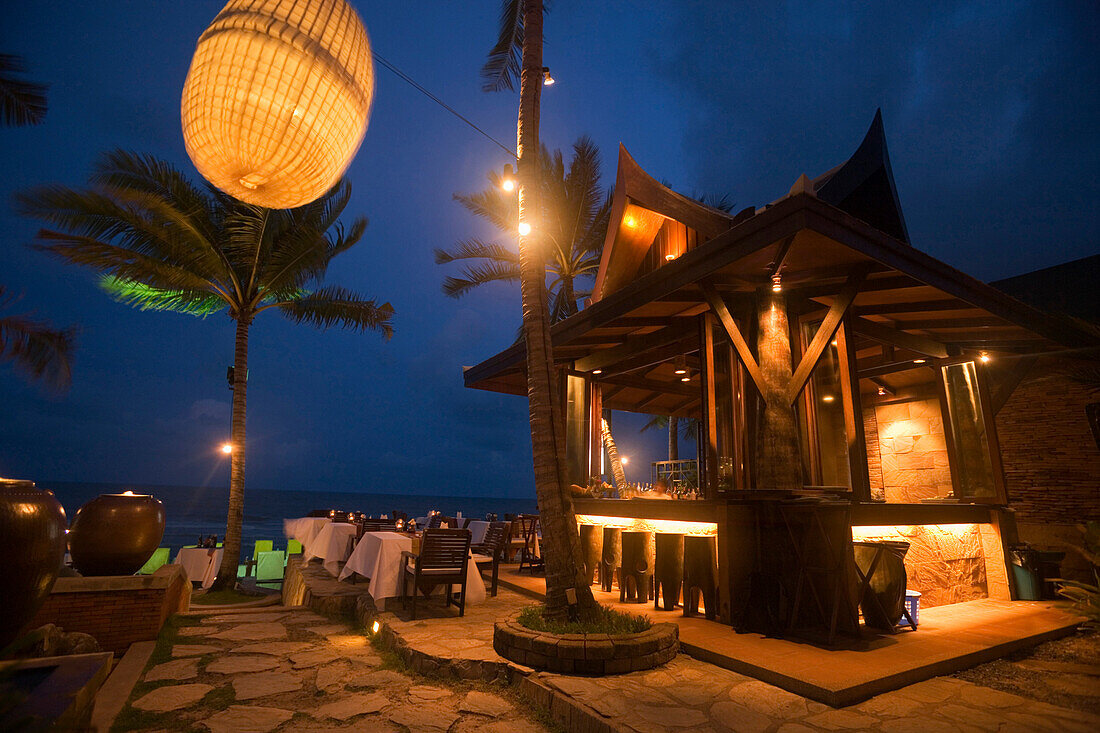 Strandrestaurant, Chaweng Strand, Hat Chaweng South, Ko Samui, Thailand
