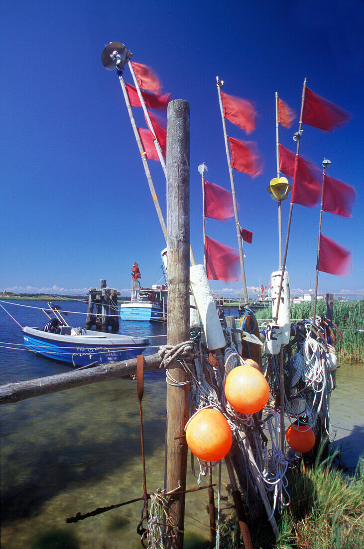 Boatgear at Baltic Sea, Mecklenburg-Western Pomerania, Germany