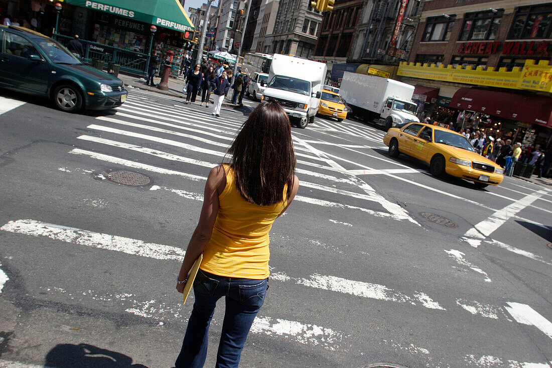 Canal Street, Chinatown, Manhattan, New York City, U.S.A., Vereinigte Staaten von Amerika