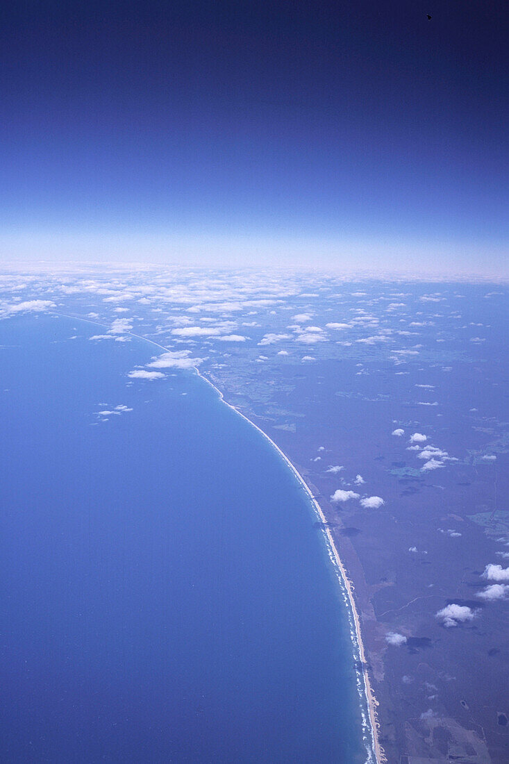 Luftaufnahme von Endless Beach, South Victorian Coastline, Australien