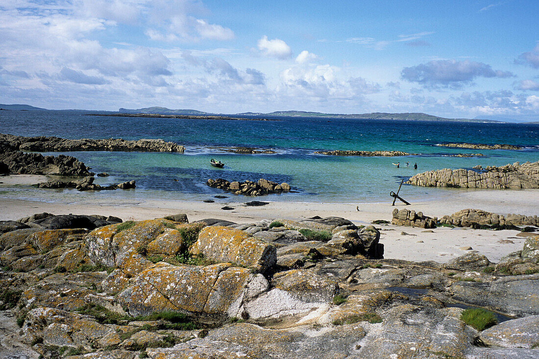 Aughrusbeg Beach, Connemara, near Cleggan, County Galway, Ireland