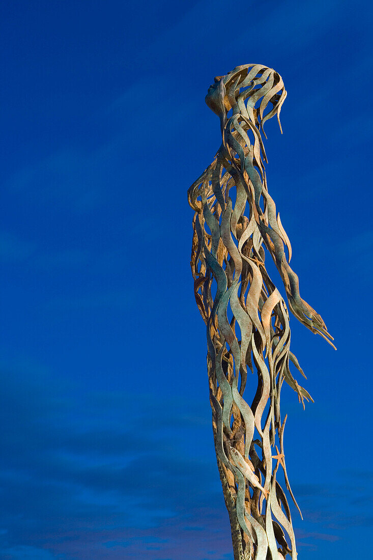 Voyager Skulptur, Künstlerin: Linda Brunker, Bettystown, County Meath, Irland