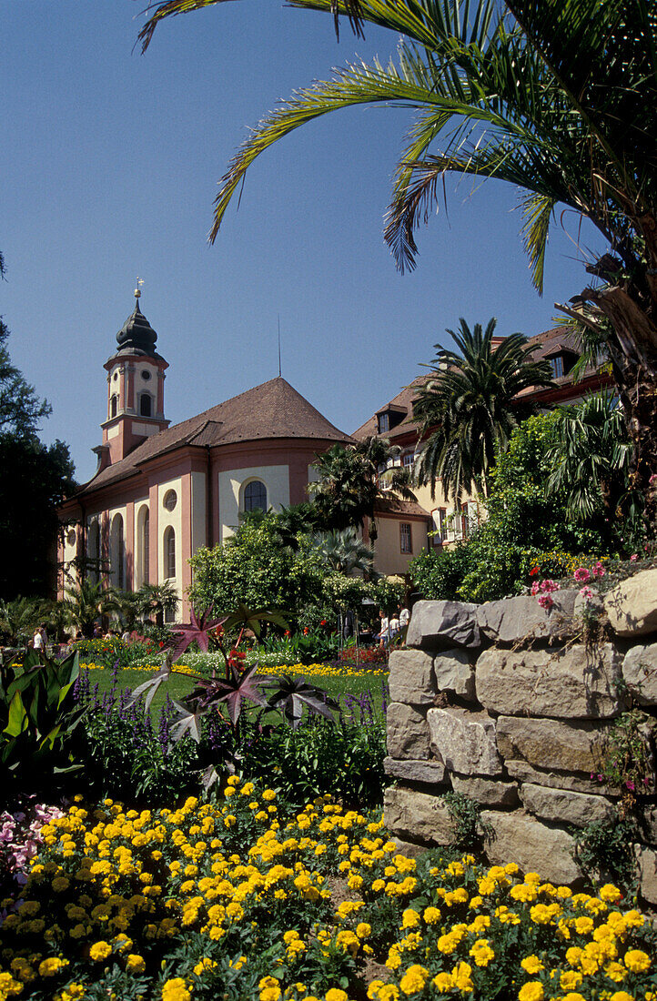 Flowers on Mainau island at Lake Constance, Baden Wurttemberg, Germany