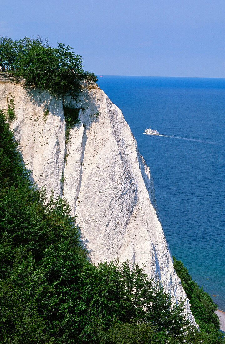 Von Victoriasicht auf Königstuhl, Jasmund, Rügen, Mecklenburg-Vorpommern, Deutschland