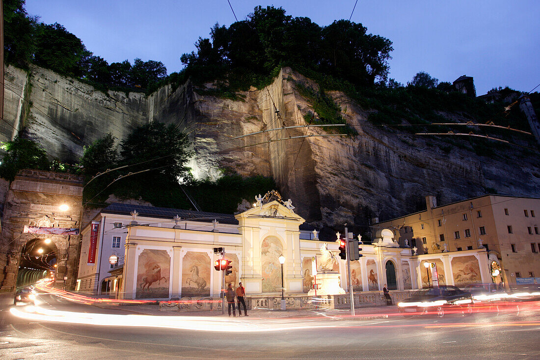 Pferdeschwemme und Sigmundstor, Salzburg, Salzburger Land, Österreich