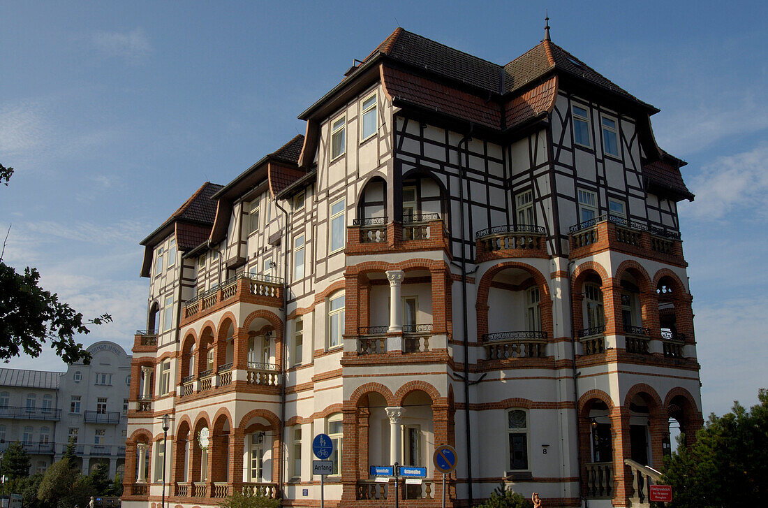 Kühlungsborn, historic building,  Mecklenburg-Pomerania, Germany, Europe