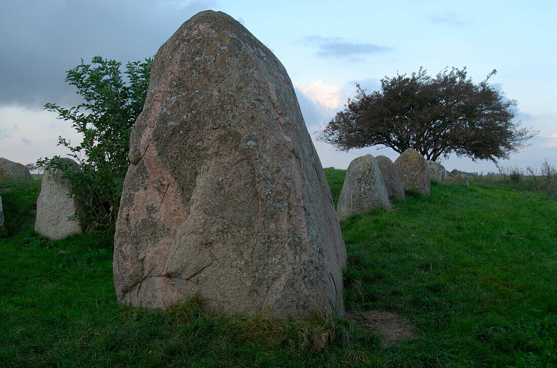 Großsteingrab Riesenberg, Insel Rügen, Mecklenburg-Vorpommern, Deutschland, Europa