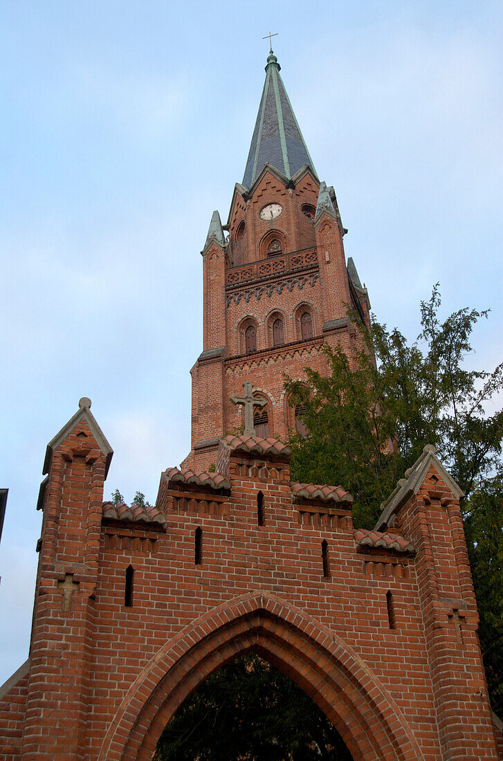 Roebel, Müritz, Kirche St. Nikolai, Mecklenburg-Vorpommern, Deutschland, Europa