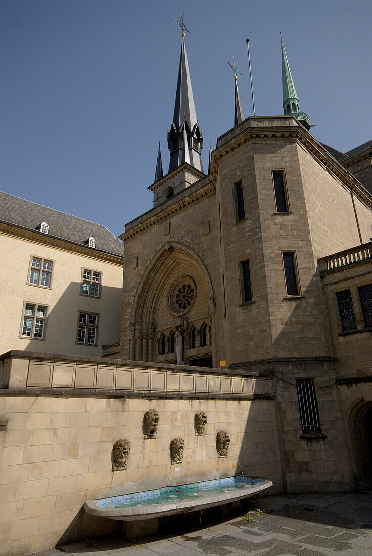 Luxembourg city, Cathedral to the Blessed Virgin, Luxembourg, Europe