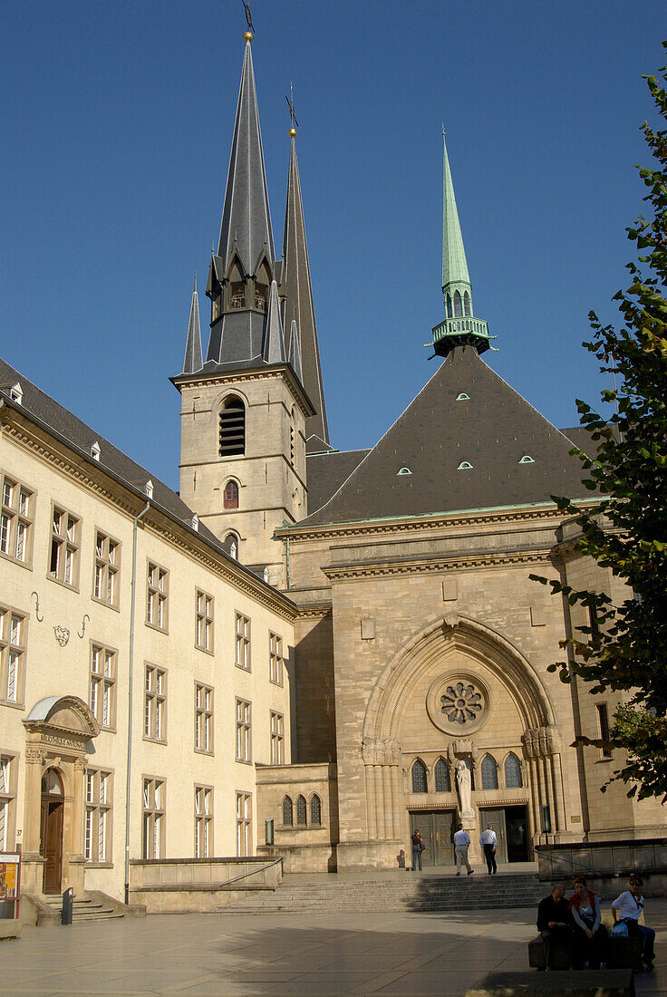 Luxemburg,  Kathedrale Unserer Lieben Frau , Luxemburg, Europa