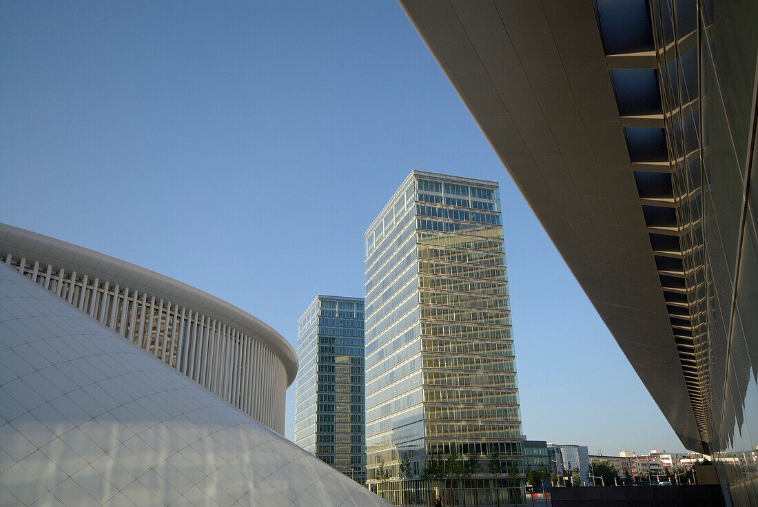 Luxembourg city, Kirchberg, Philharmonie, Luxembourg, Europe