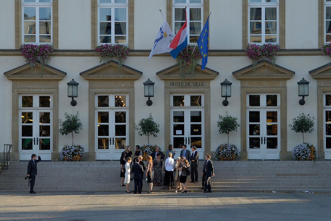 Luxemburg, Place Guillaume II,  Rathaus, Luxemburg, Europa