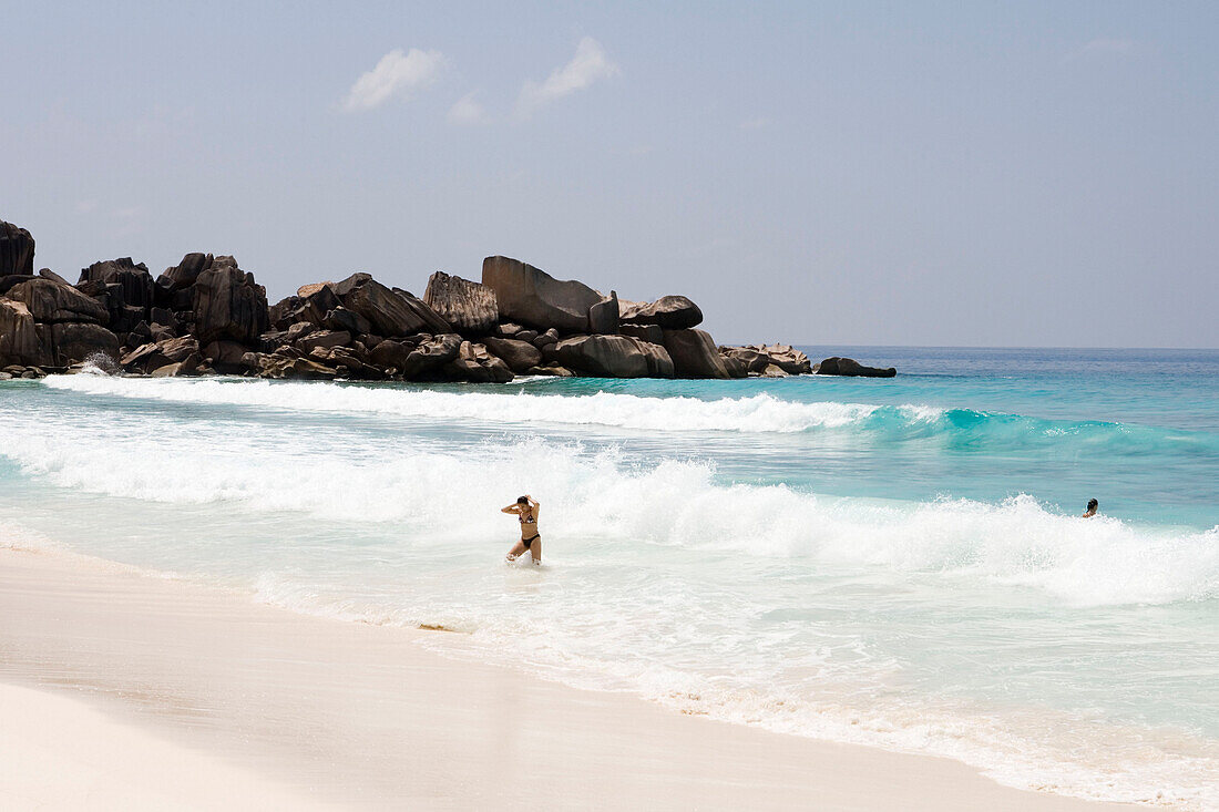 Grand Anse Beach,La Digue Island, Seychellen