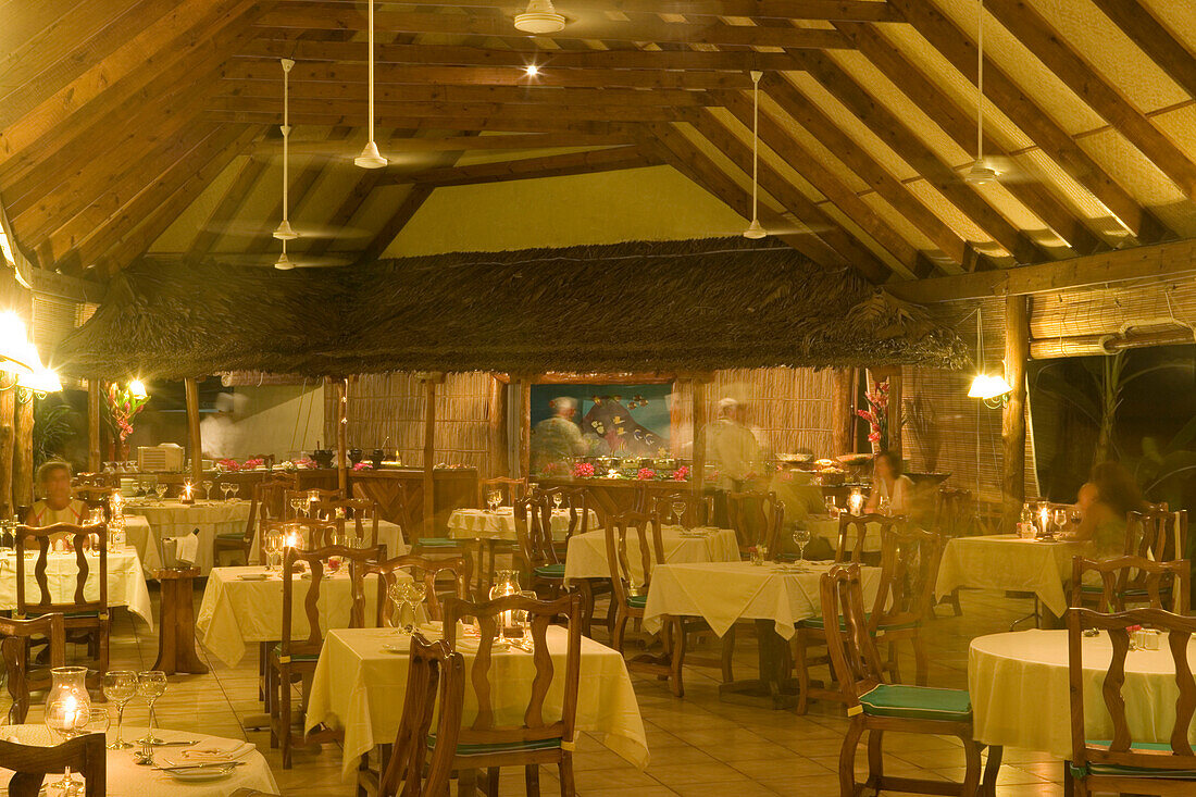 Restaurant, Taj Denis Island Resort, Denis Island, Seychellen