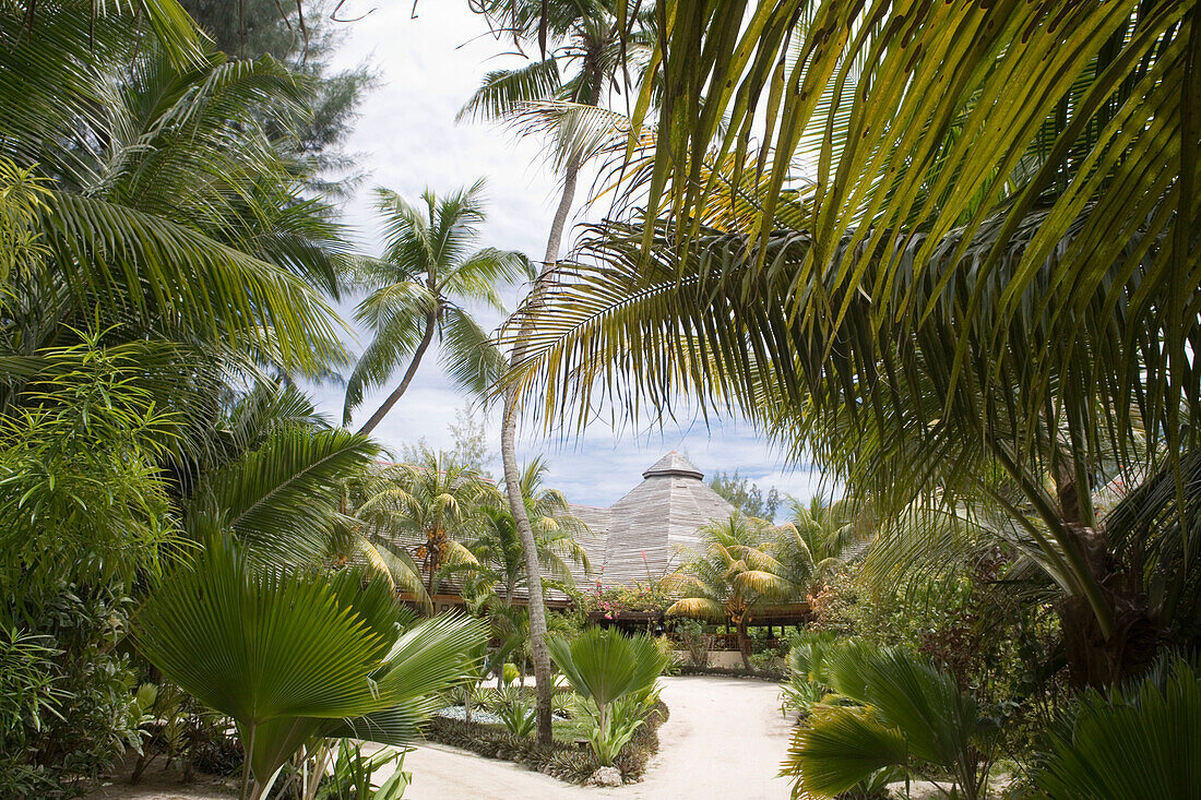 Pathway to Main Restaurant Building,Taj Denis Island Resort, Denis Island, Seychelles