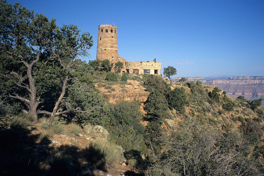 Grand Canyon Desert View Watchtower, Grand Canyon National Park, Arizona, USA