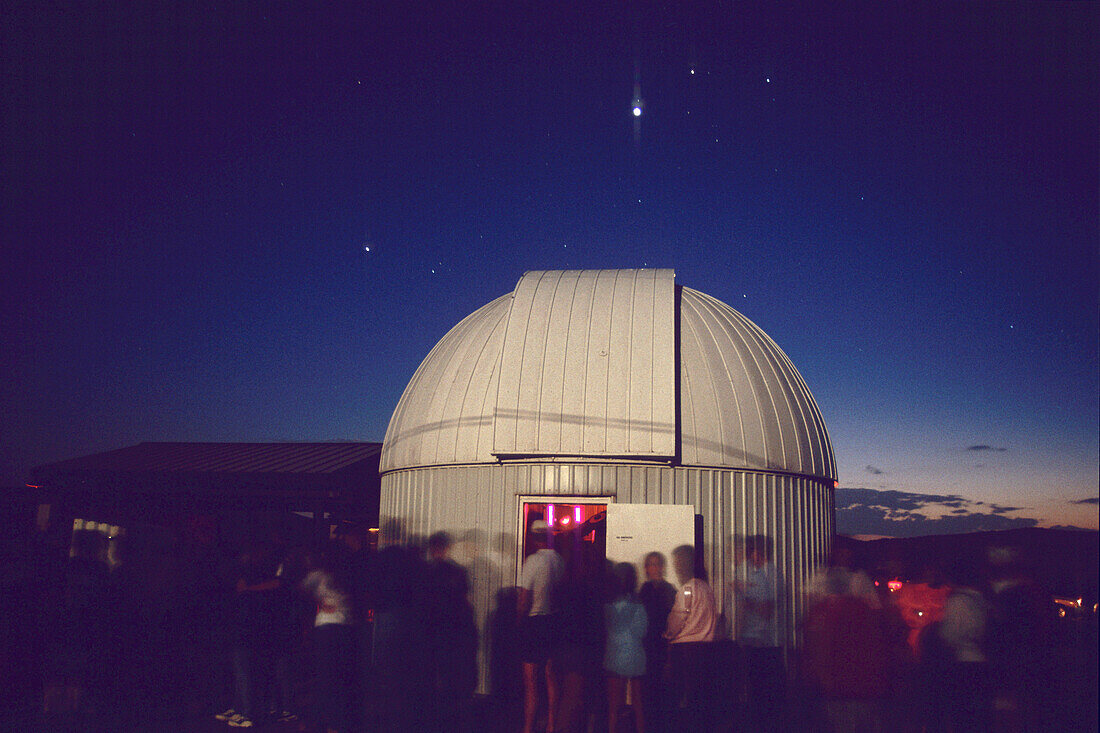 Sternenfeier am mcDonal Observatory bei Fort Davis, Texas, USA