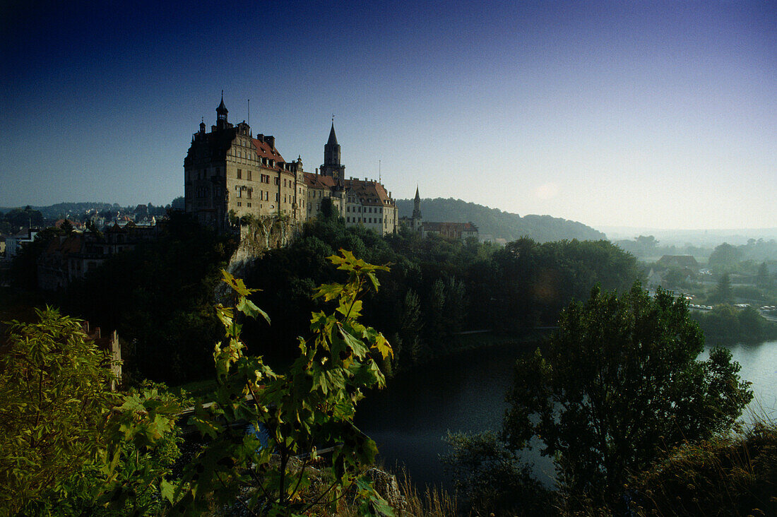 Castle Sigmaringen, Danube, Swabian Alb, Baden-Wurttemberg, Germany