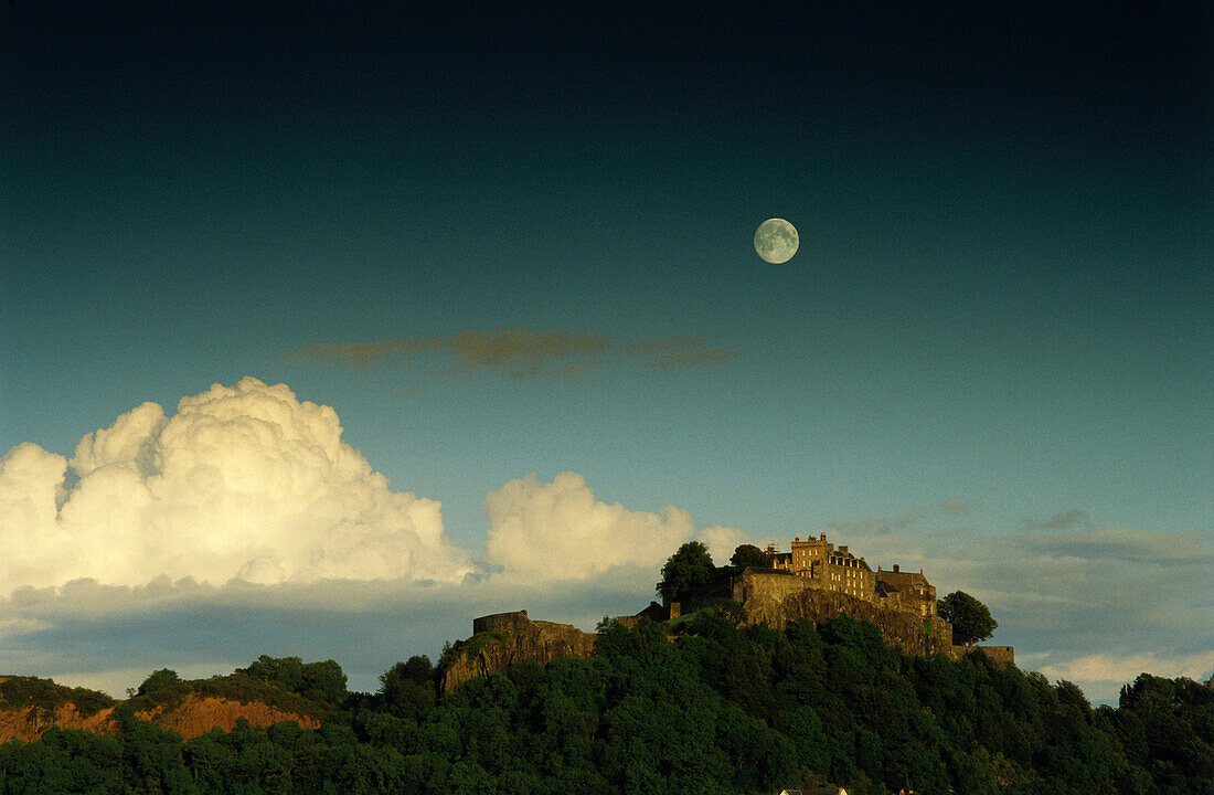 Blick von Stirling Castle, Stirling, Schottland, Grossbritannien