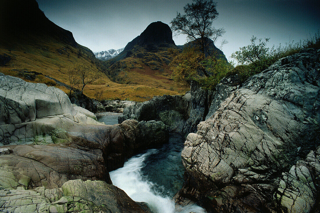 Glen Coe, considered to be one of the most spectacular and beautiful places in Scotland, Highlands, Scotland, Great Britain