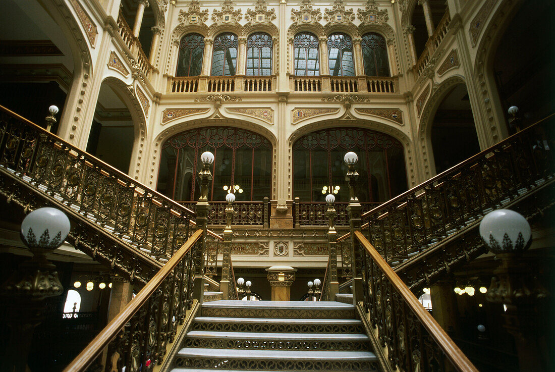 Staircase of the Post Palace, Mexico City, Mexico