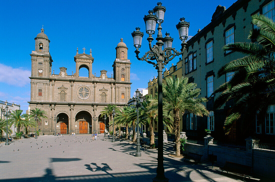Cathedral in oldtown, Vegueta, Las Palmas, Gran Canaria, Canary Islands, Spain
