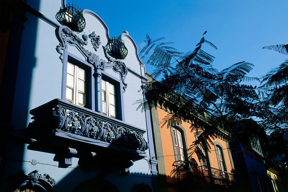 Facade, Art Nouveau architecture, old town, Santa Cruz de Tenerife, Tenerife, Canary Islands, Spain