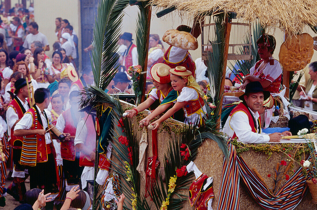 Stadtfest, Romeria, La Orotava, Teneriffa, Kanarische Inseln, Spanien, Europa