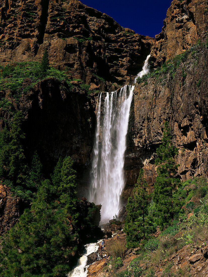 Waterfall Cascada de Soria, Soria, Gran Canaria, Canary Islands, Spain, Cascada de Soria