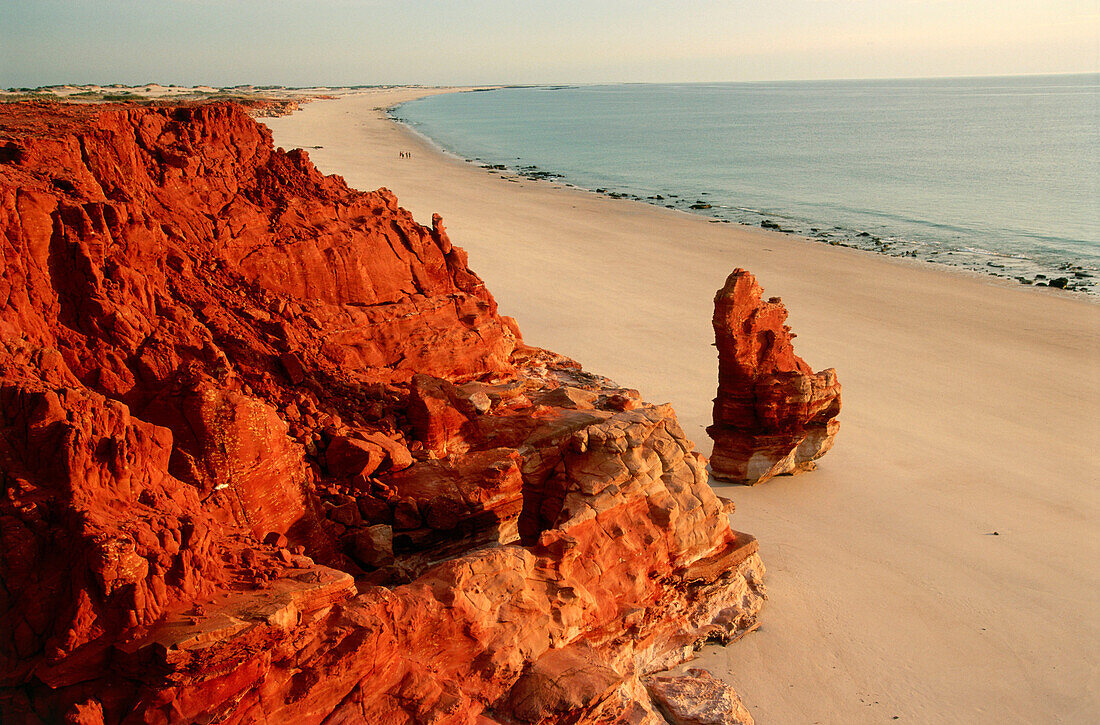 Strand am Cape Leveque, Sandsteinküste, Aboriginal Land, Dampier Peninsula, Kimberley, Westaustralien, Australien