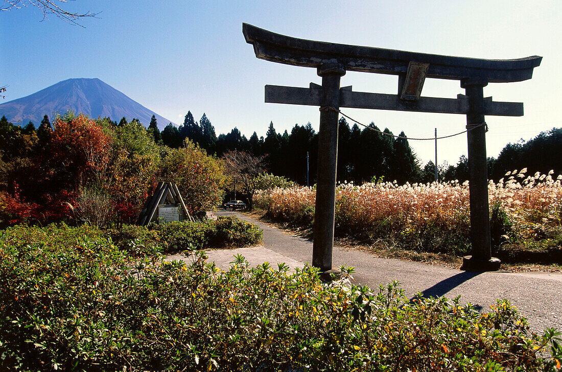 Tempeltor, Berg Fiju-San, Japan