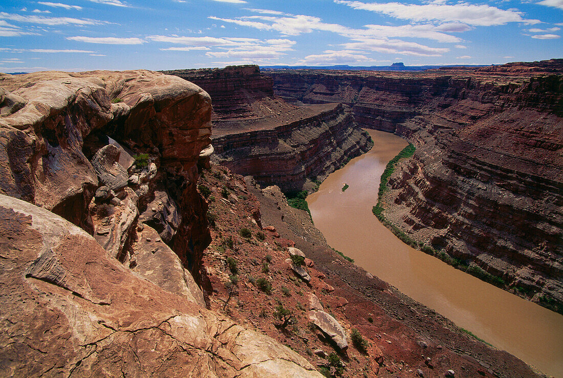 Colorado River, Outlook, Needles, Canyonlands, NP, Utah, USA