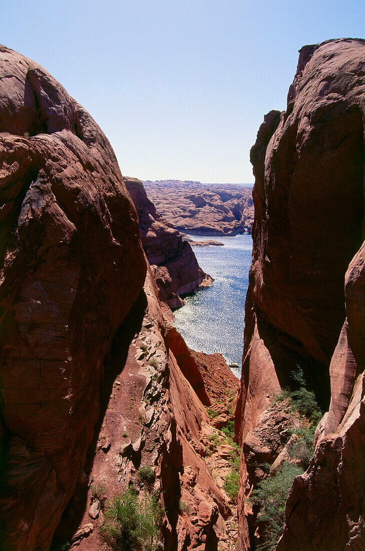 Lake Powell, seen from Hole-in-the-Rock, Utah, USA