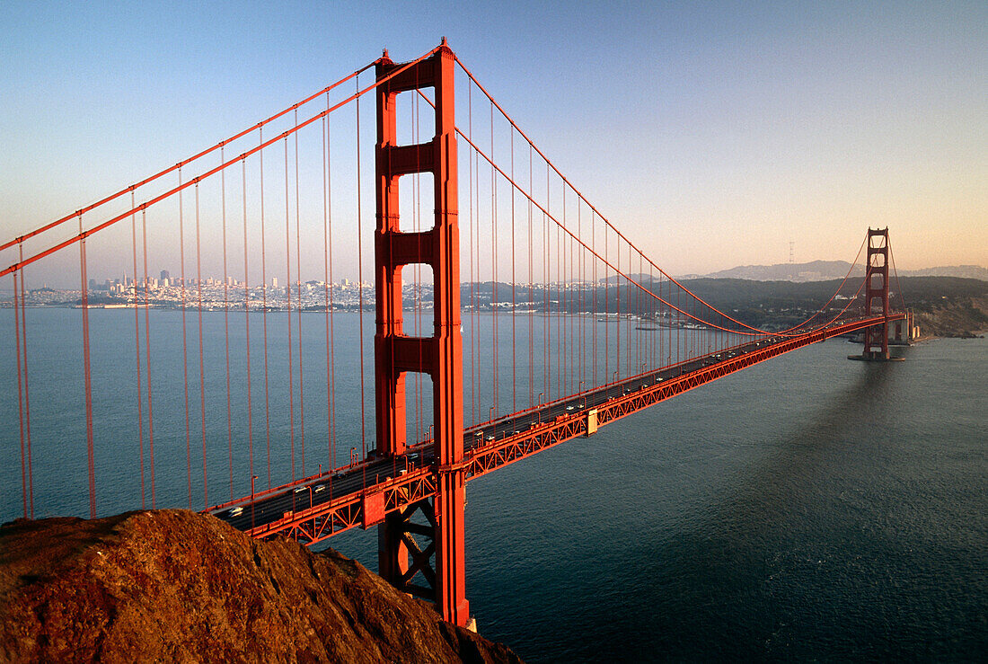 Golden Gate Bridge, Highway 1, San Francisco, Kalifornien, USA