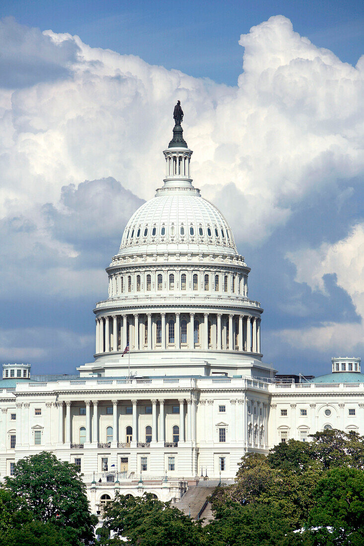 Der Kapitol, Sitz des Kongresses, der Legislative der Vereinigten Staaten von Amerika, Washington DC, Vereinigte Staaten von Amerika, USA