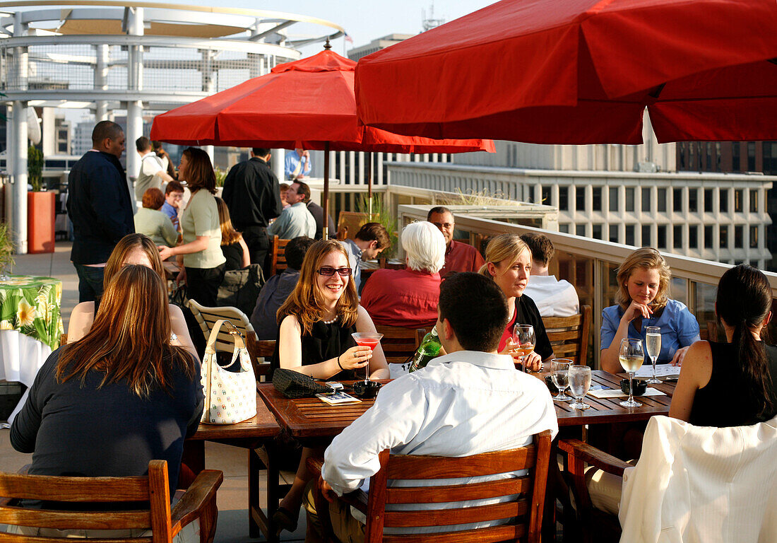 Beacon Hotel Roof Bar, Washington DC, Vereinigte Staaten von Amerika, USA